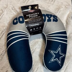 NFL Cowboys Memory Foam Neck Pillow -
